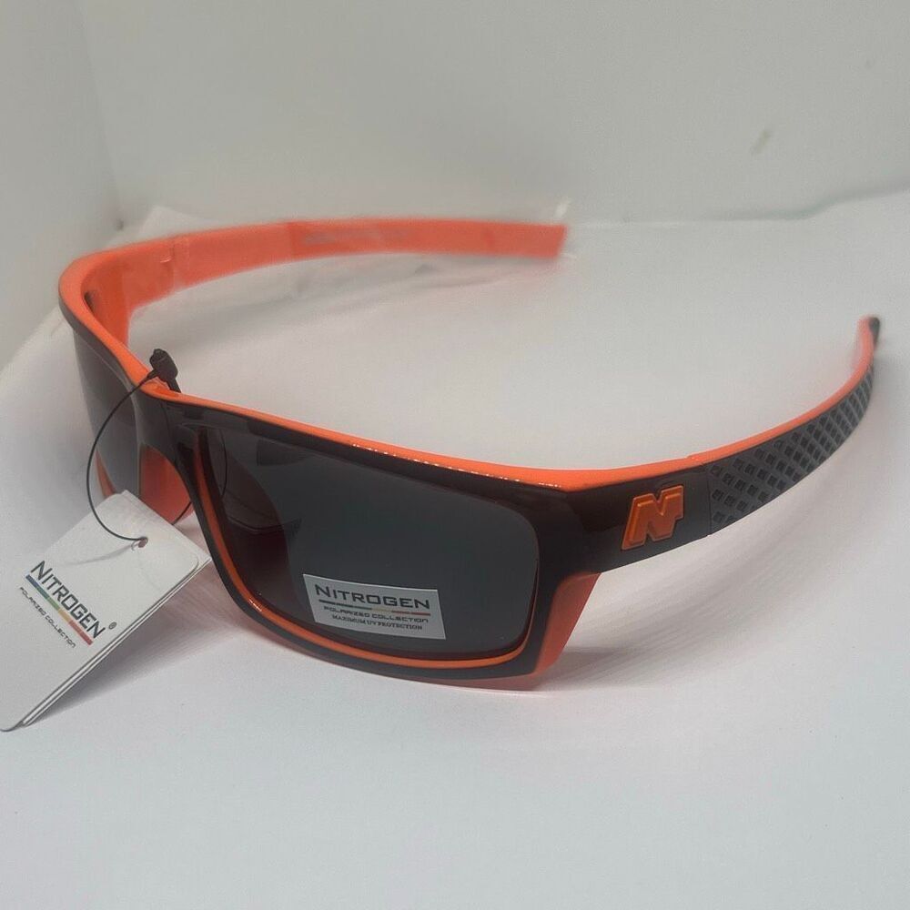 Nitrogen Orange Polarized Sport Sunglasses UV400 – Wraparound – New